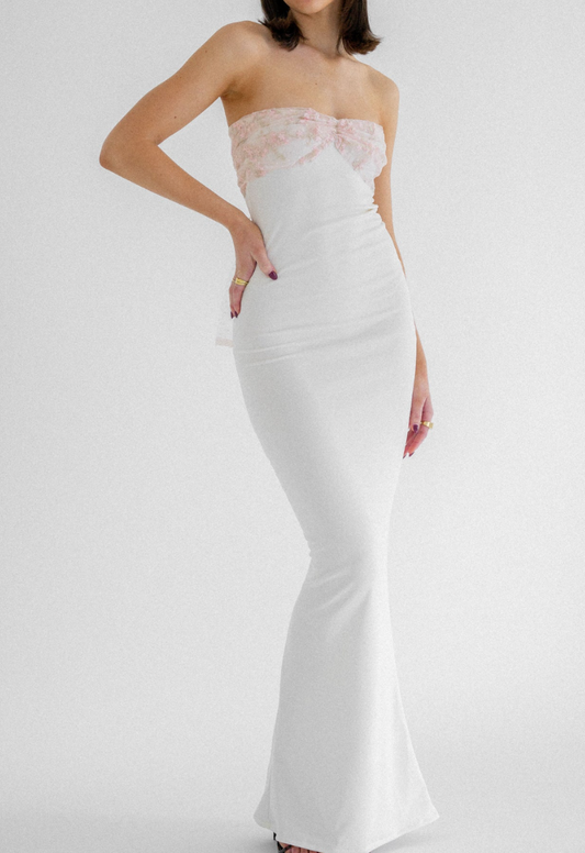 Hntr The Label Luci Gown - Ivory