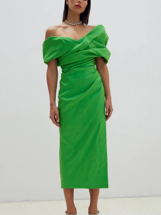 Rachel Gilbert Gia Dress - Green