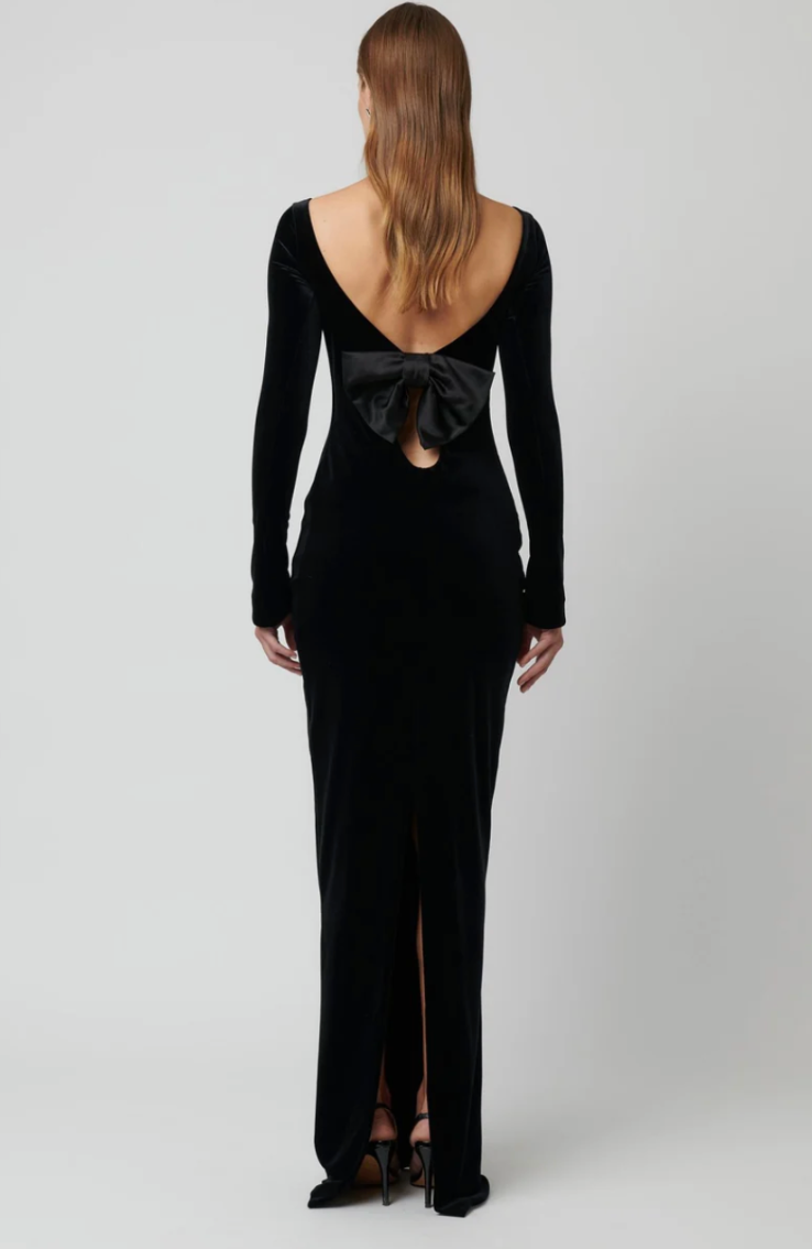 Effie Kats Yasmin Maxi dress - Black Velvet