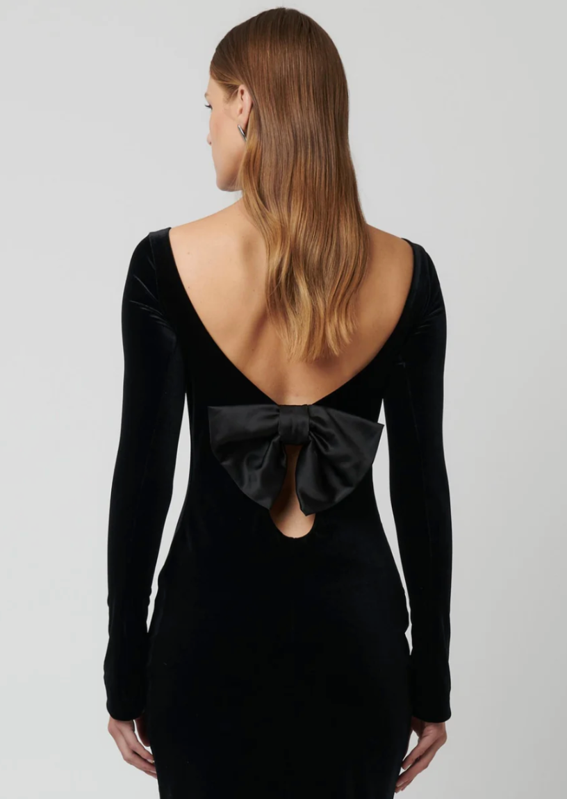 Effie Kats Yasmin Maxi dress - Black Velvet