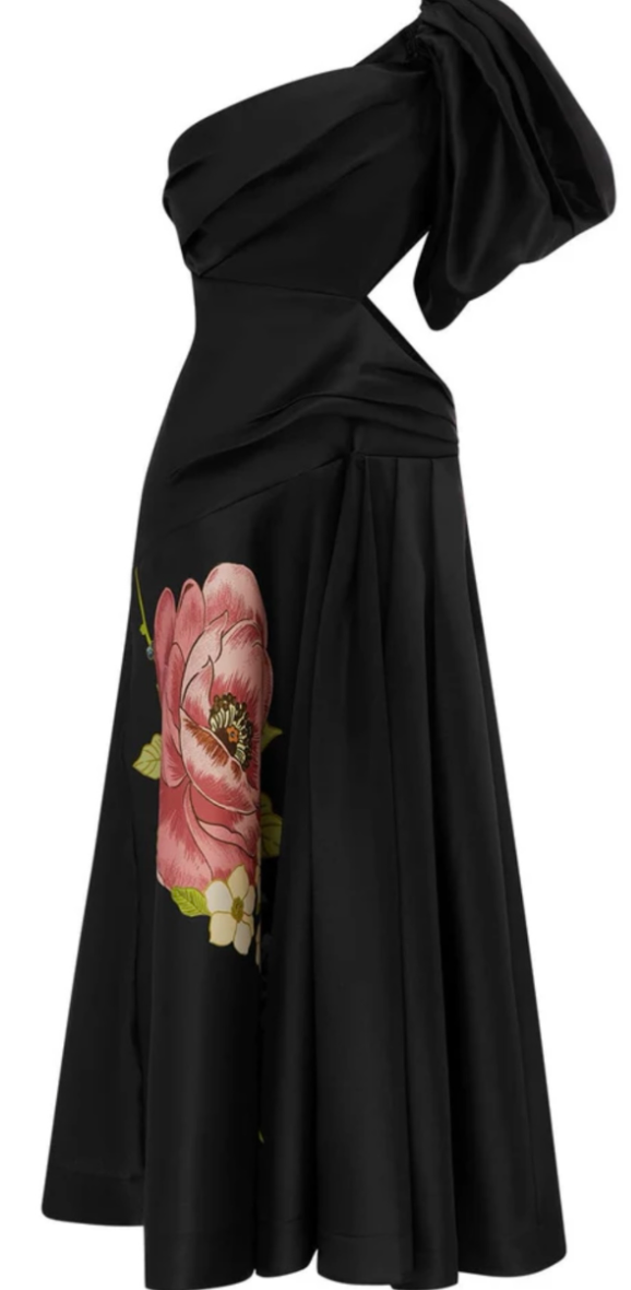 Alemais Alemais Regent Noir Gown Black Floral