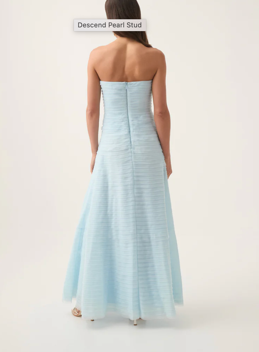 Aje Soundscape Maxi Dress blue